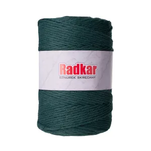 3mm Bottle Green macrame twisted cotton cord