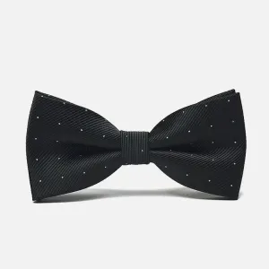 Black Polka Formal Bow Tie