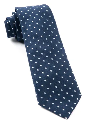 Dotted Dots Navy Tie