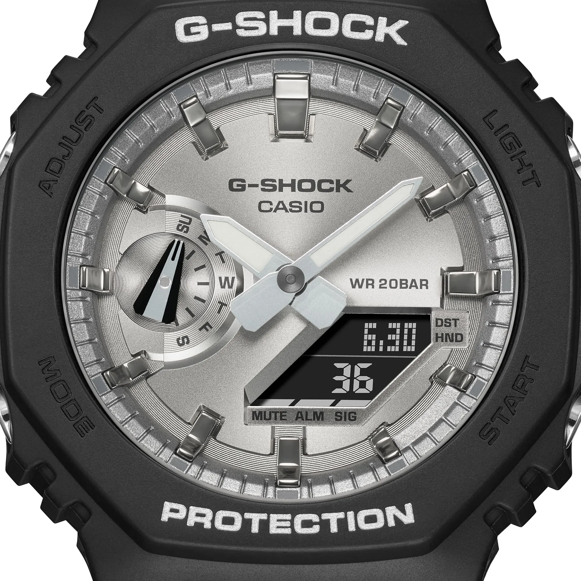 Casio G-Shock GA-2100SB-1ADR Mens Analog-Digital Black Sport Watch