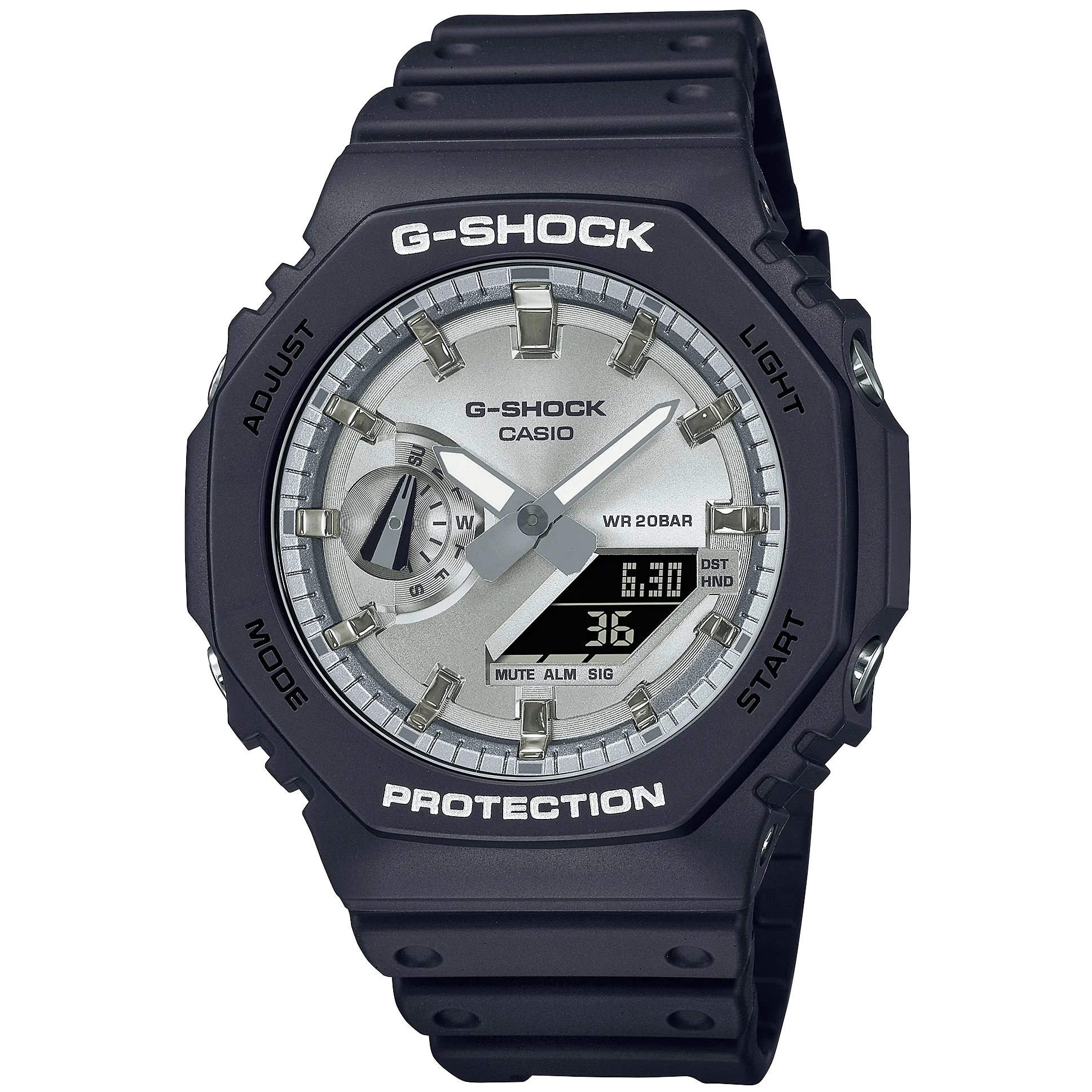 Casio G-Shock GA-2100SB-1ADR Mens Analog-Digital Black Sport Watch