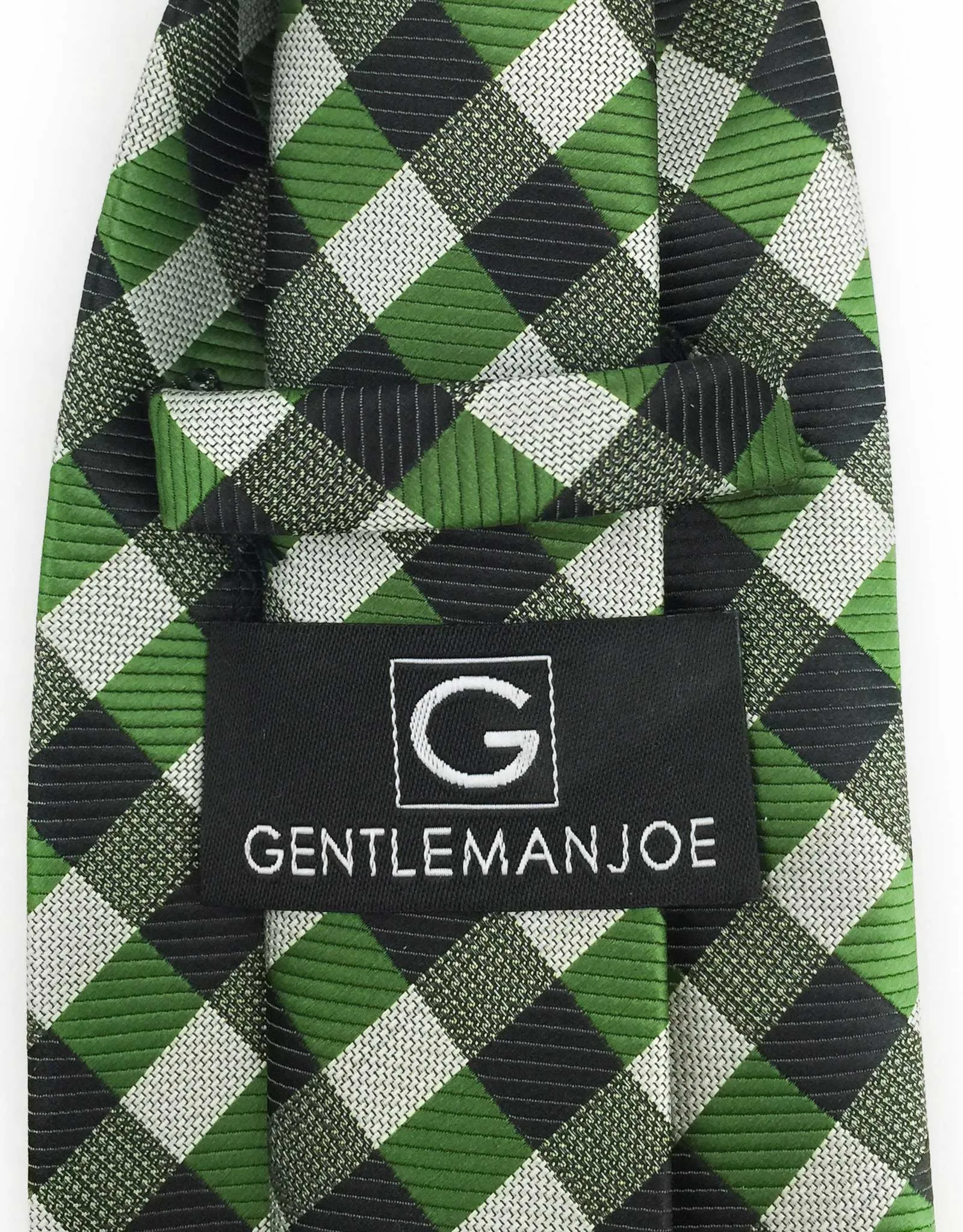 Green & Black Check Necktie