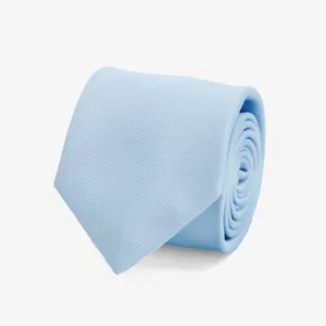 Grosgrain Solid Icy Blue Tie