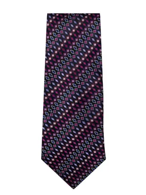 Marquis Men's Multi Color Checks Neck Tie & Hanky Set TH101-017