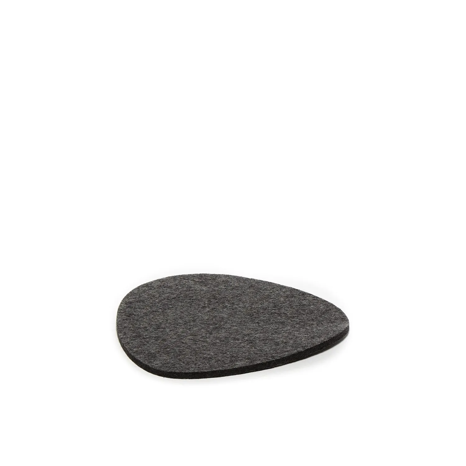 Merino wool felt trivets, stone shape small