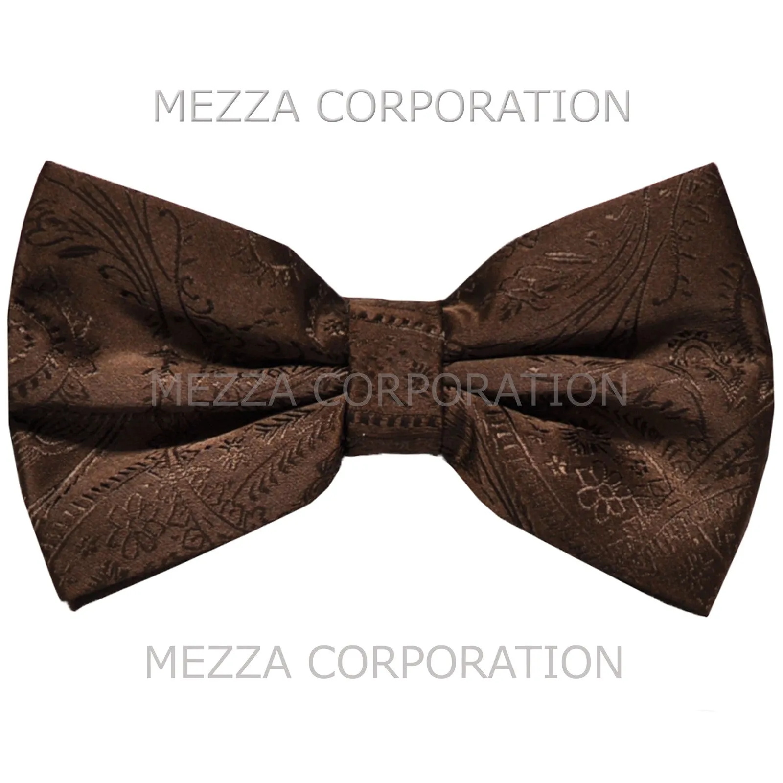 New formal men's pre tied Bow tie paisley pattern wedding