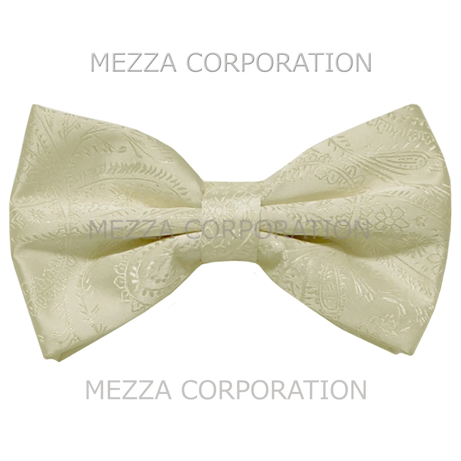 New formal men's pre tied Bow tie paisley pattern wedding