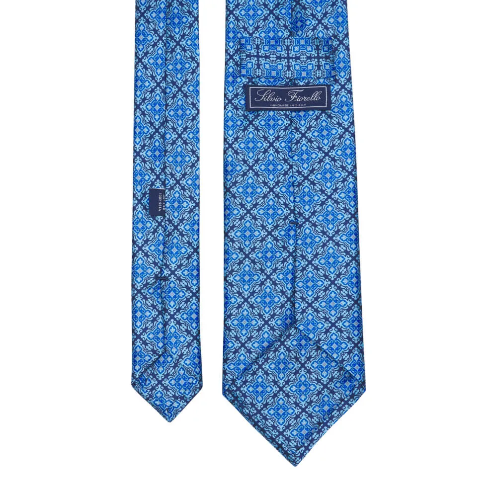 Palazzo Pitti Blue Duchesse Silk Tie