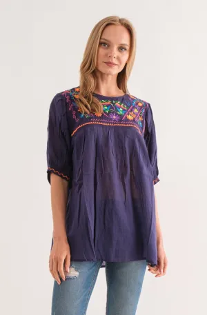 RAJ CRYSTAL INDIGO TOP