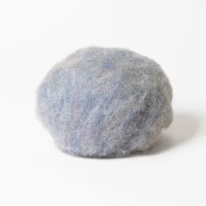 Sky Blue Wool for Wet Felting, Tyrolean Bergschaf