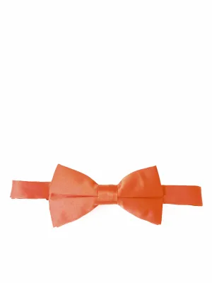 Solid Orange Pre-Tied Bow Tie